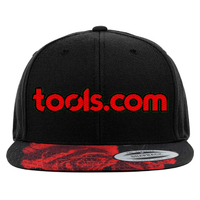 Tools.com Black/Red Snapback Cap